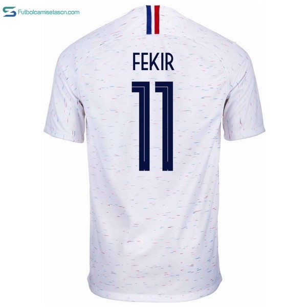 Camiseta Francia 2ª Fekir 2018 Blanco
